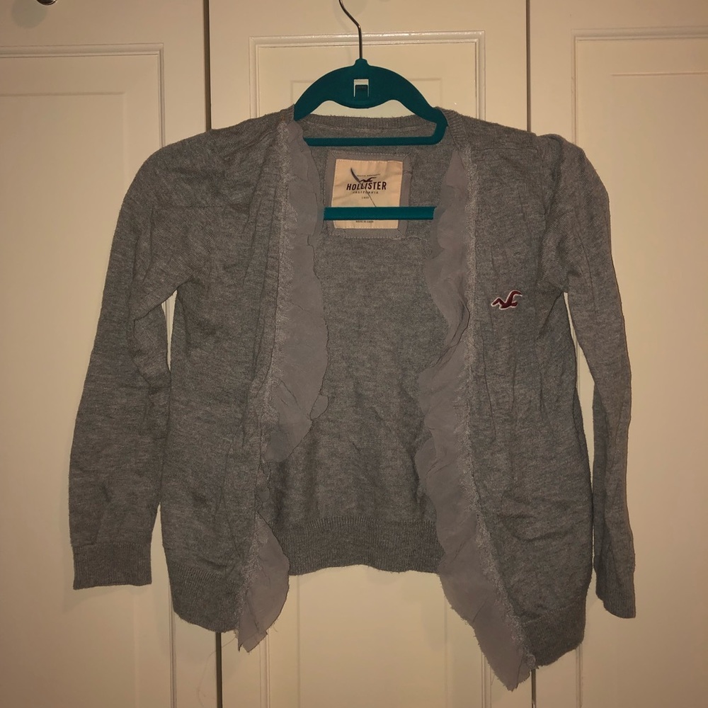 Grey Hollister cardigan